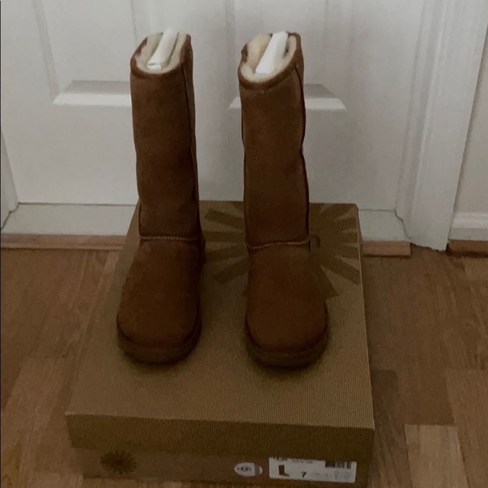 Tan UGG Classic Tall Boots